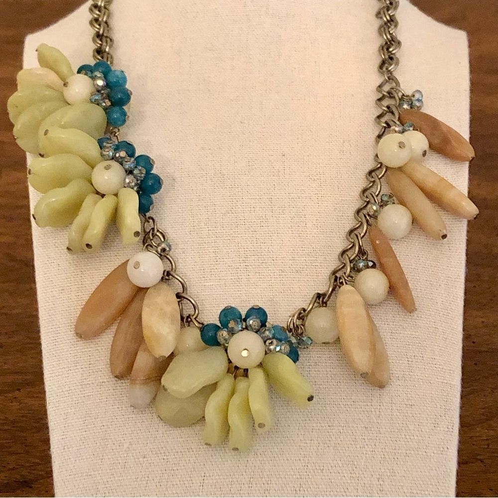 Coldwater Creek | Quartz and Crystal Cluster Necklace| 21” Adjustable